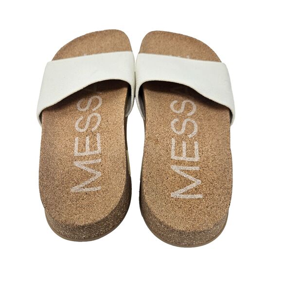 MESSAGE Mullen Classic Slides 39 Creme Brulee Neutral Minimalist Vegan Light - Picture 7 of 11